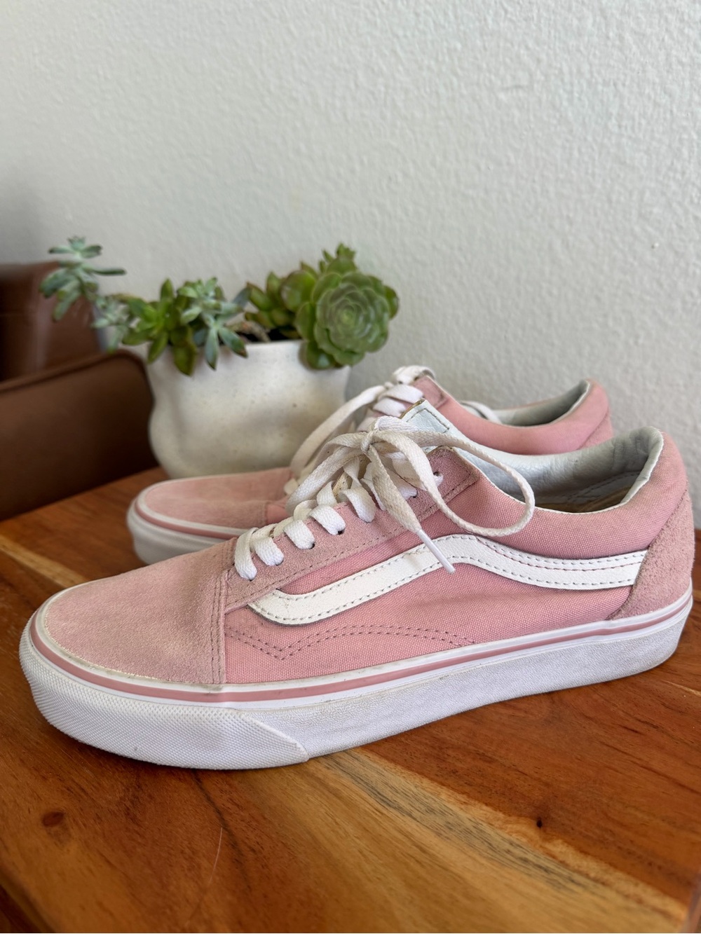 Vans Pink Old Skool Sneakers